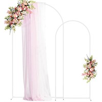 Fomcet Metal Arch Backdrop Stand Set of 2 Wedding