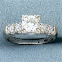 Antique 1ct TW Old European Cut Diamond Engagement