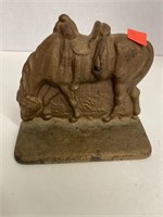 Cast Metal Bookend/Door Stop 5x5x2