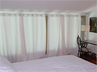 Panel Curtains with Rods