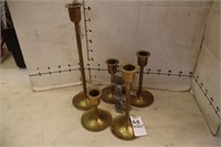 BRASS CANDLE HOLDERS