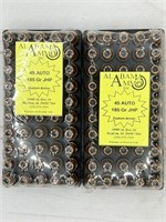 100rds 45 auto ammunition: Alabama Ammo, 185gr