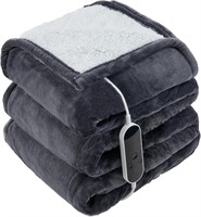 Heated Blanket Queen Size, Dual Control Electric T