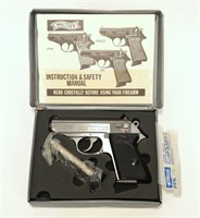 Walther PPK Stainless .380 auto, 3.35" barrel