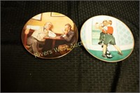 Set of Two Plates By Rockwell