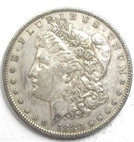 1880-O Morgan Brilliant UNC