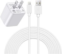 16$-lightning Cable +  USB Wall Plug Charger