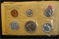 1961 U.S. Mint Silver Proof Set