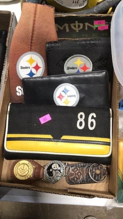 Steelers wallets and key chains