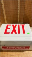 Exit sign