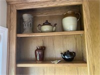 2 Vintage Teapots, Pitcher, Jug, and Vase