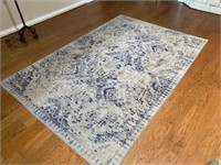 Blue & Gray 5x7 Area Rug