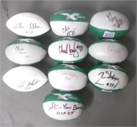 Philadelphia Eagles Signed Mini Footballs