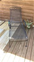 Whrought Iron Chase Lounger