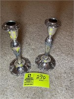 PAIR OF BAROQUE BY WALLACE CANDLE STICK HOLDERS