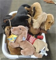 (M) Plush assorted Dachshund dogs.