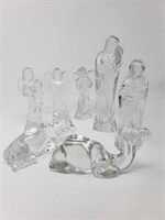 Baccarat  Crystal Nativity Figures (7)