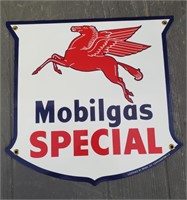 Heavy Mobilgas Special Metal Sign