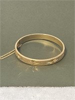 18K RGP Rolled Gold Plated Bangle Bracelet