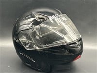 Harley Davidson Motorcycle Helmet w/ Mic & Cover,