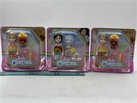 NEW Lot of 3- Barbie Chelsea Doll Set