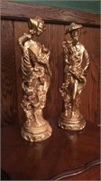 Gold decorative  statues