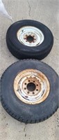 Pair of 16" Chevy truck tires.