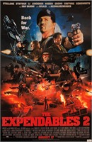 Autograph Expendables 2 Poster