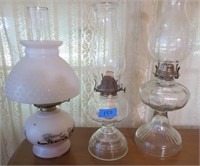 3 oil lamps