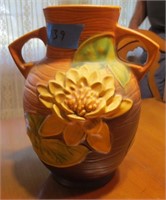 Roseville vase with chip