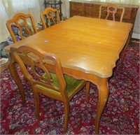 Bassett table & 4 chairs