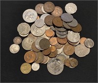 Large Group of Mixed World Coins