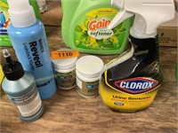 Assorted cleaning and household products