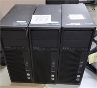 Lot of (3) HP Model 240 Desktops with NO HARD DRIV