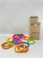New HAHABABY Plastic Rings Lot - Assorted Colors