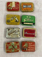 Gramophone needle tins. With needles