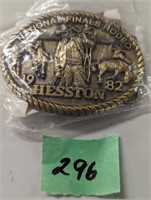 HESSTON NFR RODEO 1982 B. BUCKLE
