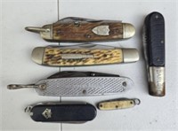 Estate lot of vintage pocket knifes