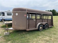 1982 Kiefer Built Horse Trailer - 16' x 6'