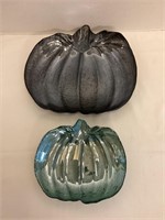 Two Pumpkin Plates