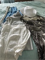 Lot of Assorted Womens Clothings with White Hat