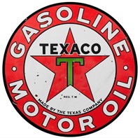 Vintage Texaco Ad Reproduction Tin Sign