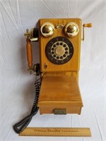 Modern Wooden Wall Telephone