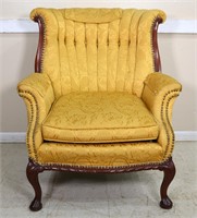 C. 1940 Upholstered Armchair