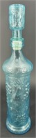 MCM Empoli Italy Ice Blue Decanter 21” Uv