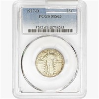 1927-D Standing Liberty Quarter PCGS MS63