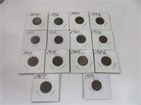 Indian head pennies 1895-1908 complete order