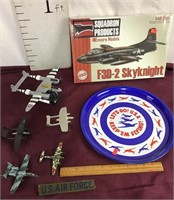 Metal Plane Models, Metal Plane Tray, Plane Model