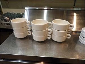 Bid X 39: Porcelain Soup Cups 4-1/2"
