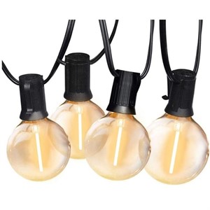 New Globe Outdoor String Lights, 27FT Patio
